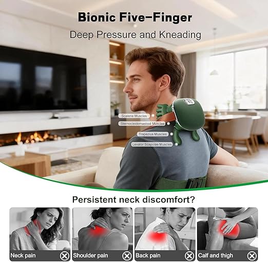 4D Ten-Finger Kneading Electric Massager