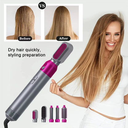 5 in 1 Hot Air Brush Hair Dryer & Volumizer