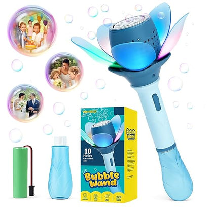 lotus flower design bubble wand  kids toy