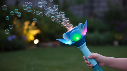 lotus flower design bubble wand  kids toy