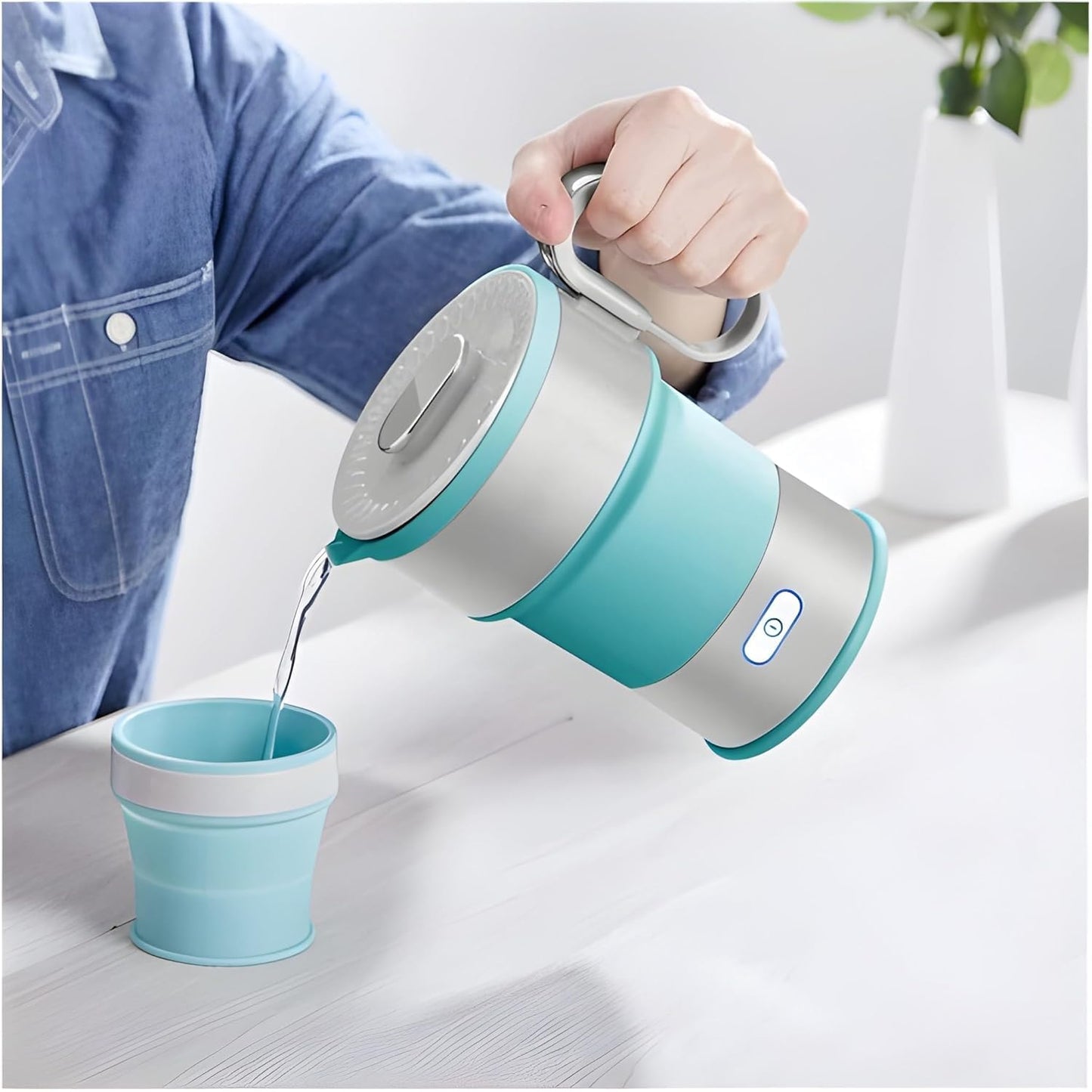 foldable travel electric kettle