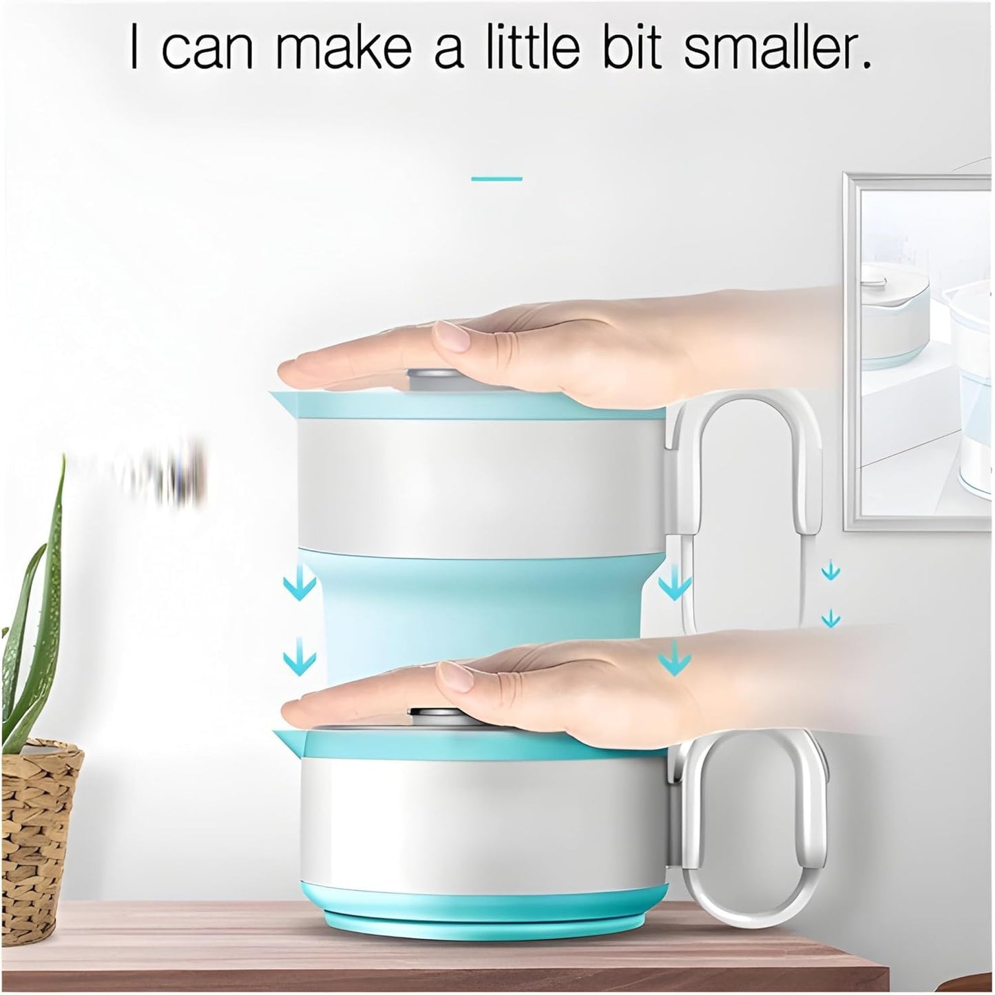 foldable travel electric kettle