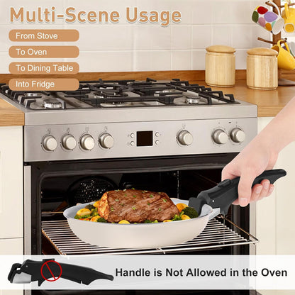 Multipurpose Universal Pot Handle - Detachable Holder for Cookware,