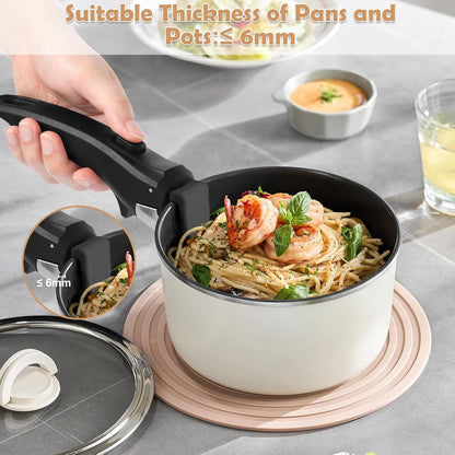 Multipurpose Universal Pot Handle - Detachable Holder for Cookware,