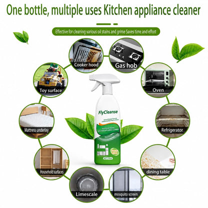 Flycleanse Multi Surface Kitchen Cleaner and Heavy Duty Grease & Oil Stain Remover(Pack of 2)