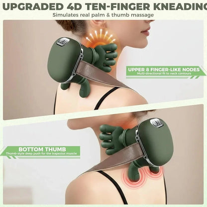 4D Ten-Finger Kneading Electric Massager