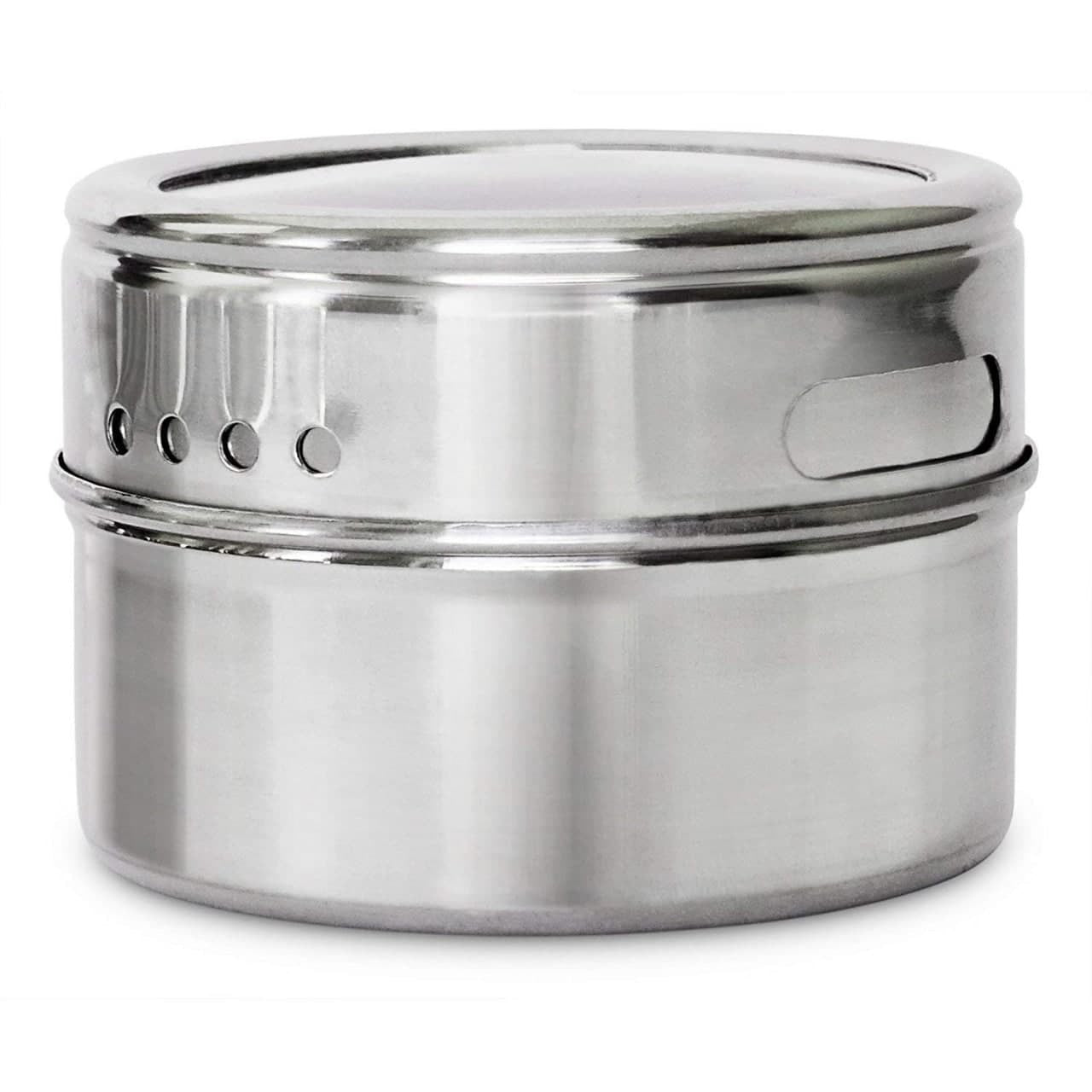 magnetic stainless steel spice jar